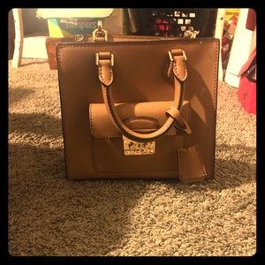 Michael Kors tan crossbody.